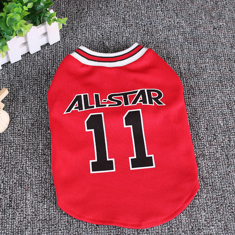 Hot World Cup Ball Spring Summer Dog Vest