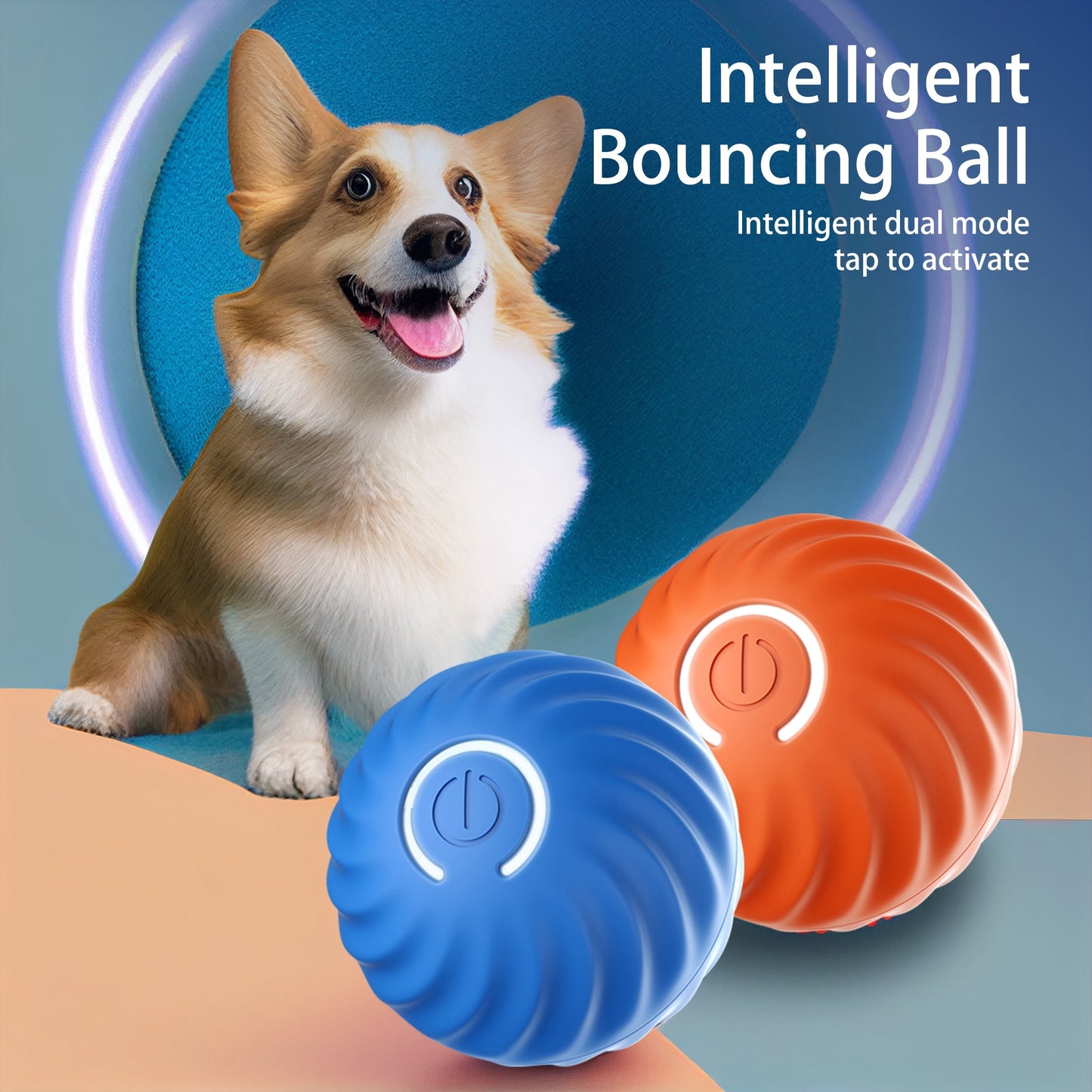 Interactive Bouncing Ball For Dogstimulating Toy
