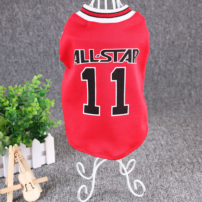 Hot World Cup Ball Spring Summer Dog Vest