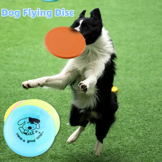 Silicone Flying Saucer Funny Pets Dog